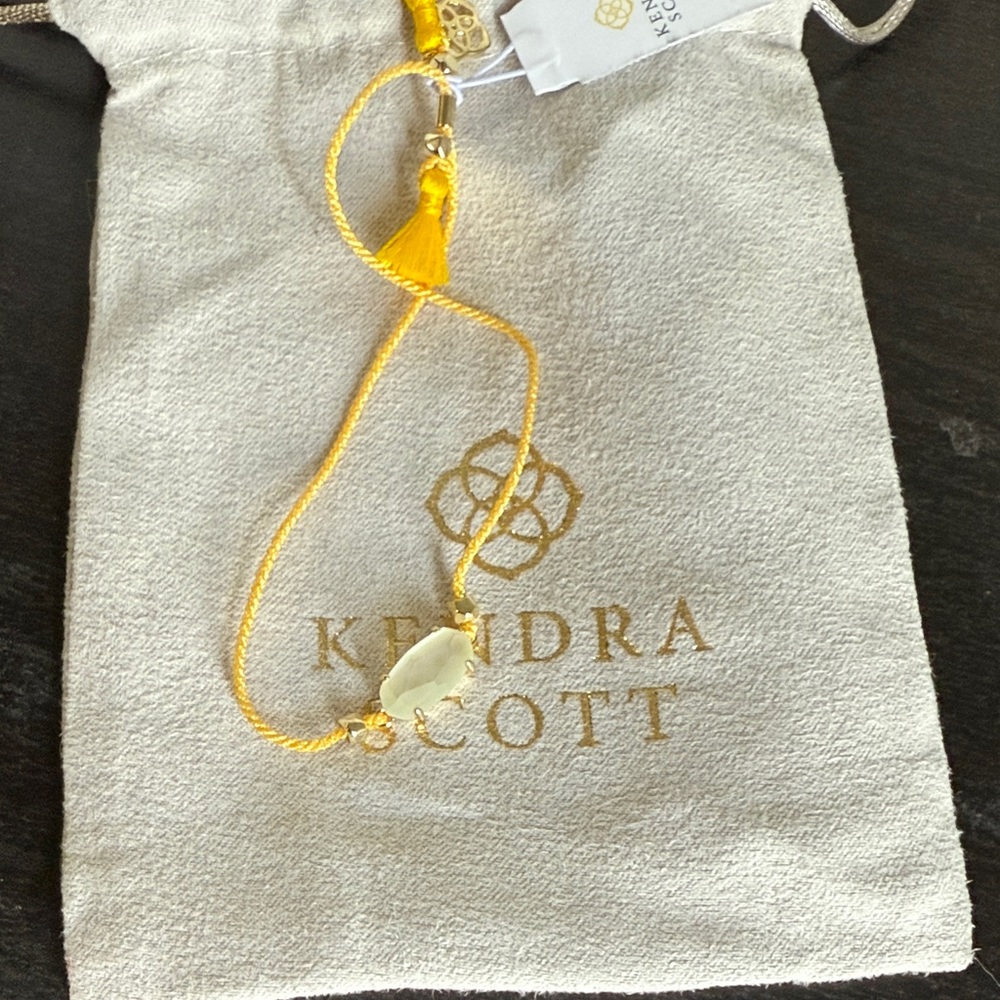 Kendra Scott Yellow and Gold Kids Bracelet